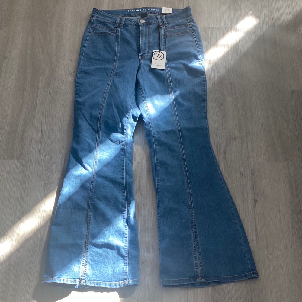 Women's Blue Flared Jeans